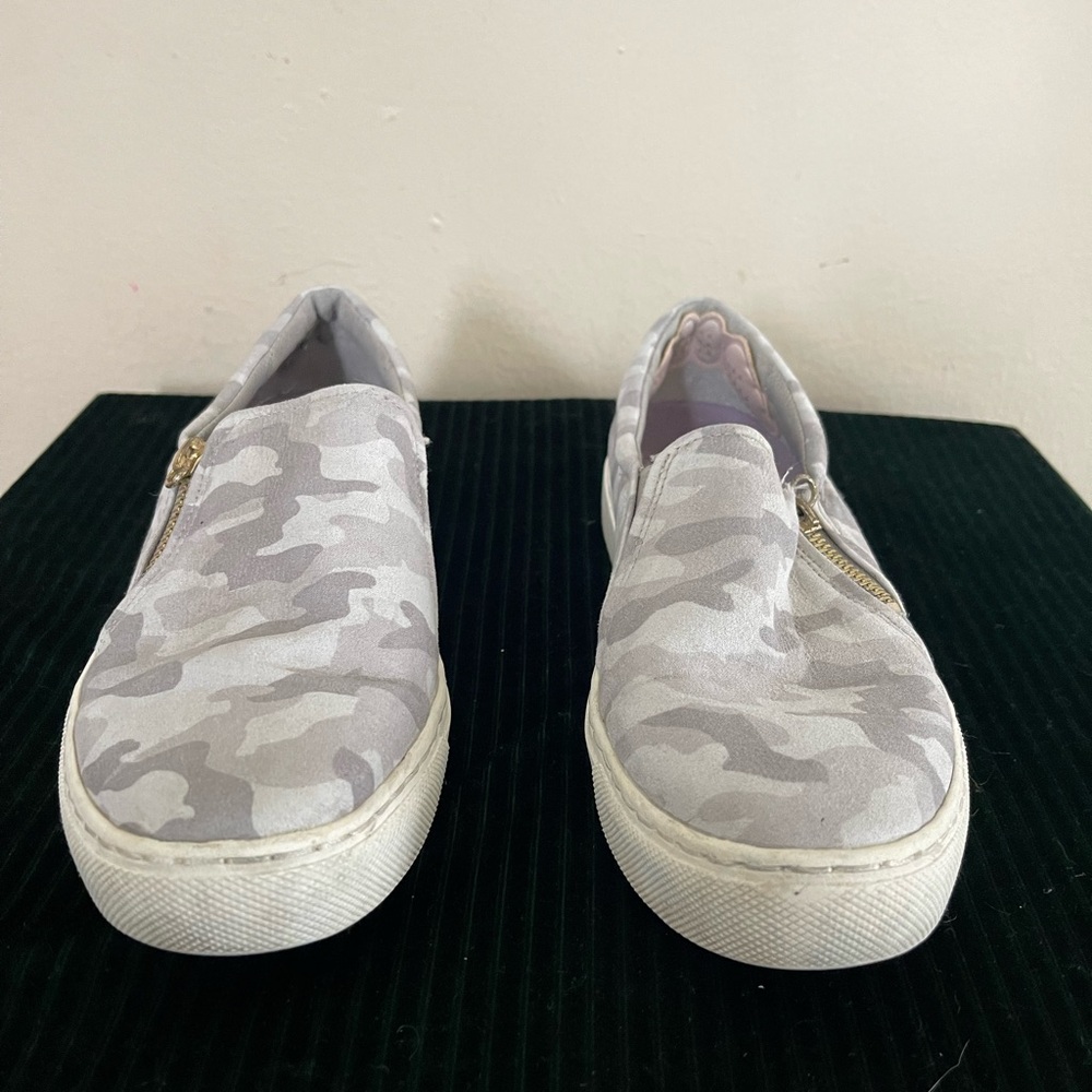 Camo Slip-On Sneakers